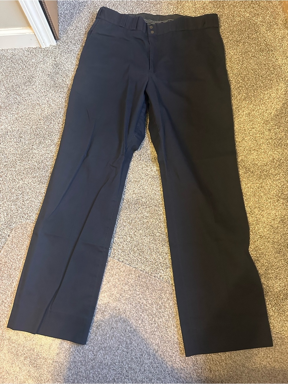 Perfection Navy Straight Dress Pants
